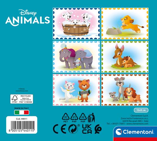 Cubo 6 pezzi Disney Animals - 3