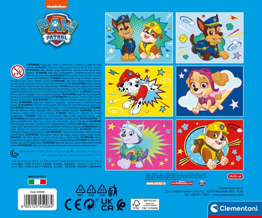 Cubo 12 pezzi Paw Patrol - 3