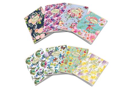 Quaderno Maxi Pigna Nature Flowers, a righe, 42Ff/Sh - 21 x 29,7 cm - Pigna  - Cartoleria e scuola