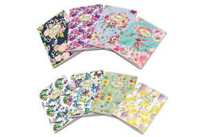 Cartoleria Quaderno Maxi Pigna Nature Flowers, quadretti 4mm, 42Ff/Sh - 21 x 29,7 cm Pigna