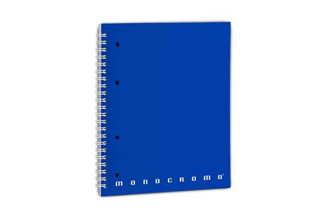 Quaderno Maxi Skip Monocromo, quadretti grandi 5mm 70Ff/Sh con Microperforazione e 4 Fori - 22 x 29,7 cm - 6