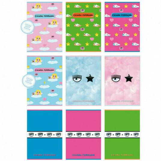 Quaderno A5 42FF/SH Chiara Ferragni - 13,2 x 18,3 cm
