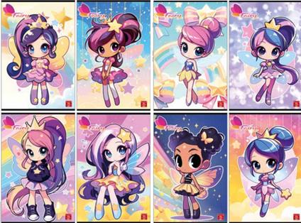 Quaderno Maxi Pigna Fairy 42 Ff/Sh - B, a righe, terza elementare