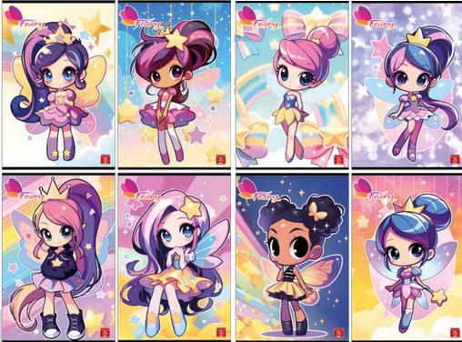 Quaderno Maxi Pigna Fairy 42 Ff/Sh - B, a righe, terza elementare