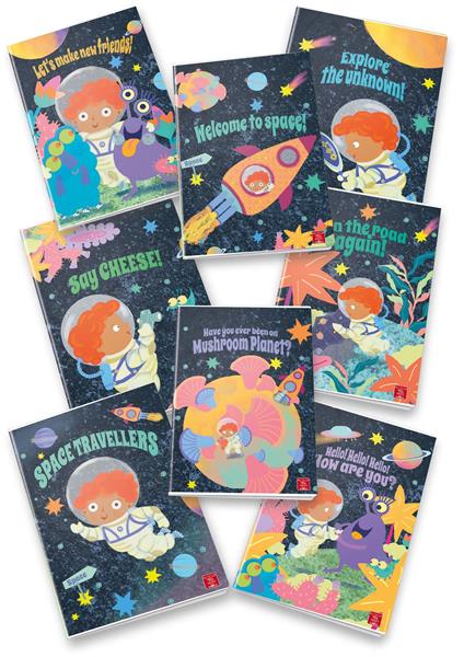Quaderno Maxi Space Travellers 50 Ff/Sh - C, a righe, quarta/quinta elementare