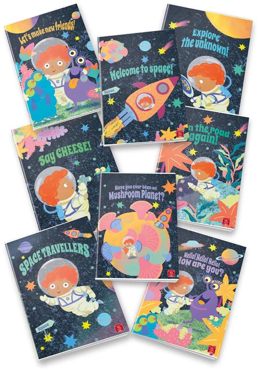 Quaderno Maxi Space Travellers 50 Ff/Sh - C, a righe, quarta/quinta elementare