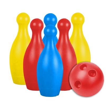 Gioco Bowling Con Birilli E Palla