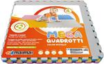 Sport1 Tappeto Bambini Madmat Mega Quadrotti Pastello Unisex, Multicolore, 14 EU