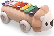 Xilofono Leone in bioplastica.Sport1 Xilofono per bambini sicuro e divertente. Xylophone per bambini della Linea bio Ecomusic. Gioco e strumento musicale. Giochi musicali neonato e idea regalo