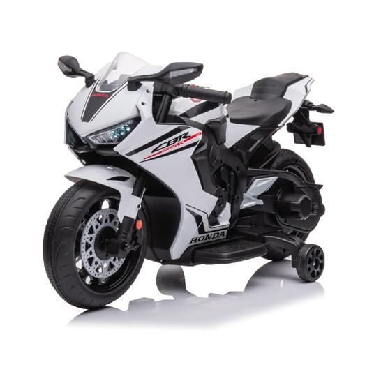 Moto Elettrica Per Bambini Honda Cbr1000Rr 12 Volt Bianco
