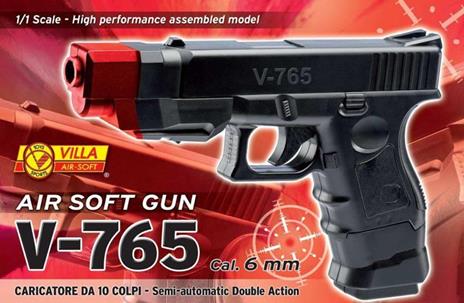 Pistola V-765 Air Soft Cal. 6 Mm.