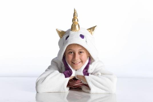Coperta Kanguru Unicorn blanket. Bianco-Viola - 4