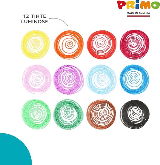 Jumbo blister matite colorate Primo 12 colori - 3