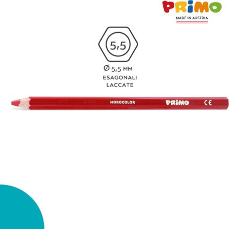 Jumbo blister matite colorate Primo 12 colori - 4