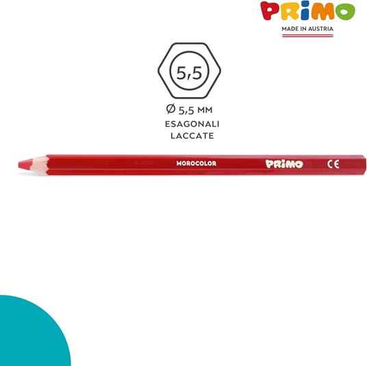 Jumbo blister matite colorate Primo 12 colori - 4