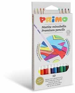 Cartoleria Blister matite colorate Primo minabella 12 colori Primo
