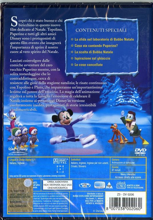 Topolino strepitoso Natale (DVD) di Matthew O'Callaghan - DVD - 2