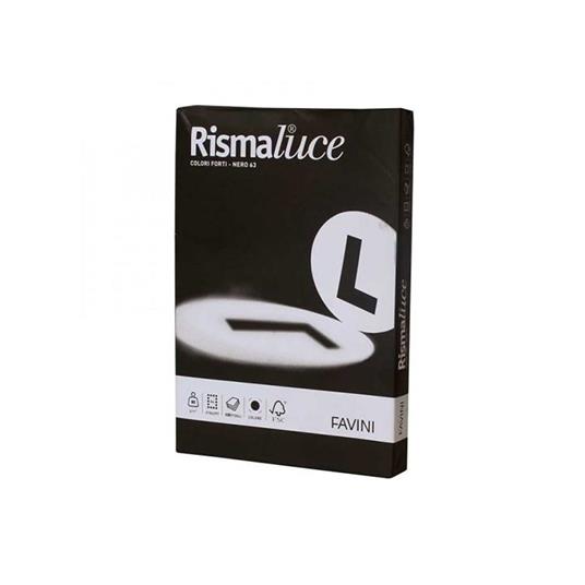 Carta Multiuso Rismaluce Nero A4 90gr. 100ff