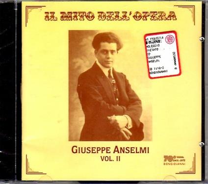 Il mito dell'opera vol.2 - CD Audio di Giuseppe Anselmi