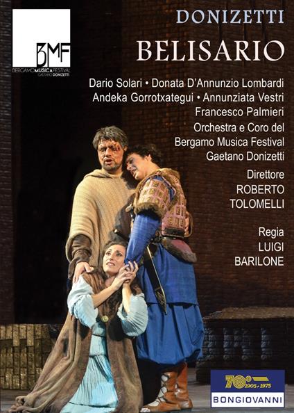 Belisario (DVD) - DVD di Gaetano Donizetti,Donata D'Annunzio Lombardi