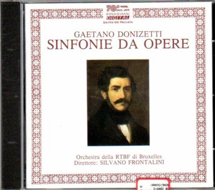 Sinfonie da opere - CD Audio di Gaetano Donizetti