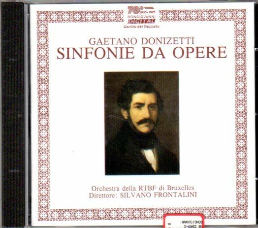Sinfonie da opere - CD Audio di Gaetano Donizetti