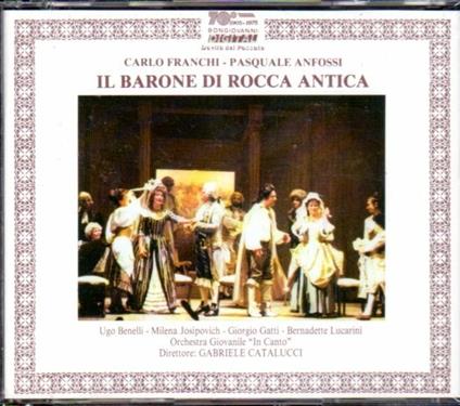 Il Barone di Rocca Antica - CD Audio di Pasquale Anfossi,Carlo Franchi