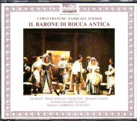 Il Barone di Rocca Antica - CD Audio di Pasquale Anfossi,Carlo Franchi