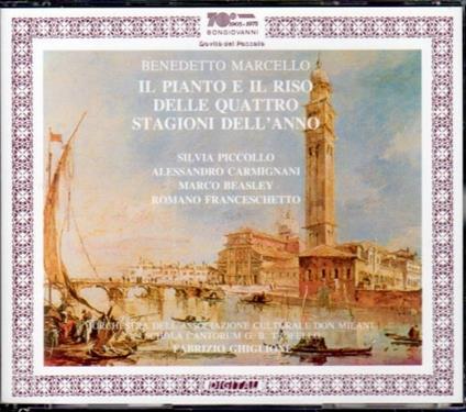 Il pianto e il riso delle quattro stagioni - CD Audio di Benedetto Marcello