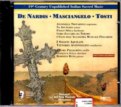 Ave Maria - Miserere / Preludi dagli Stabat Mater di Pergolesi e Traetta / Piccolo Quia Vidisti - CD Audio di Francesco Paolo Tosti,Francesco Masciangelo,Camillo De Nardis