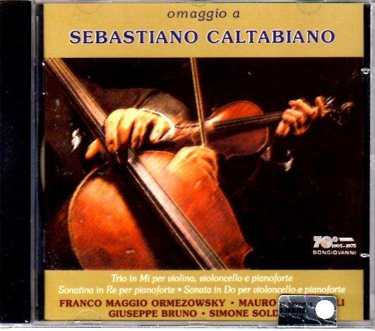 Musiche per violino, violoncello e pianoforte - CD Audio di Sebastiano Caltabiano