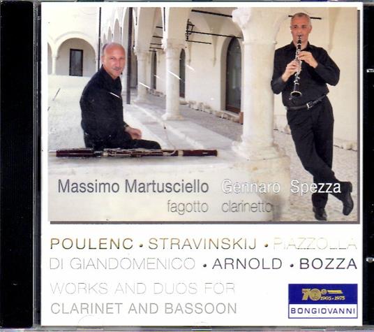 Work and Duos for Clarinet and Bassoon - CD Audio