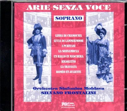 Arie senza voce. Soprano - CD Audio