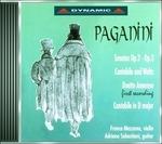 Sonate per violino e chitarra op.2, op.3 - CD Audio di Niccolò Paganini,Franco Mezzena