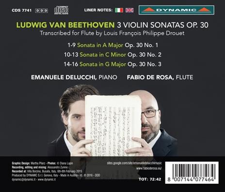 3 Violin Sonatas Op.30 - CD Audio di Ludwig van Beethoven - 2