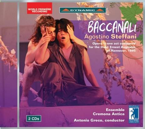 Baccanali - CD Audio di Agostino Steffani,Antonio Greco