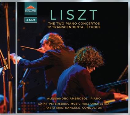 Concerto per pianoforte n.1, n.2 - Studi trascendentali - CD Audio di Franz Liszt,Alessandro Ambrosoli