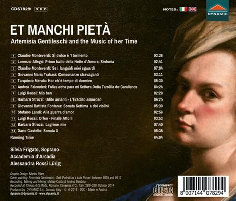 Et manchi Pietà. Artemisia Gentileschi e la musica del suo tempo - CD Audio di Silvia Frigato - 2