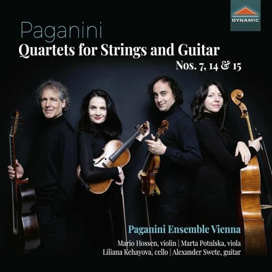 Quartets For String And Guitar Nos.7, 14, 15 - CD Audio di Niccolò Paganini