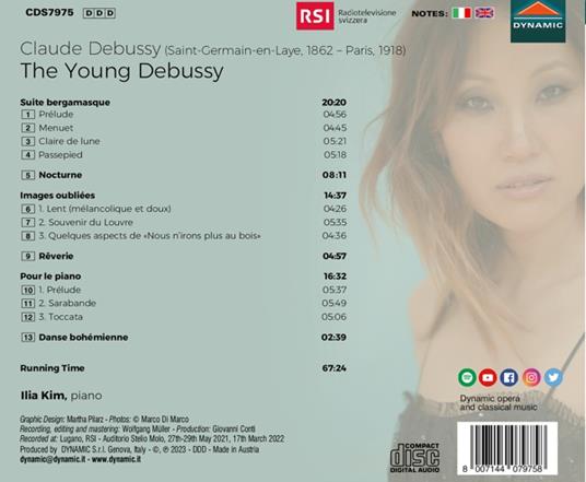 Young Debussy - CD Audio di Claude Debussy,Ilia Kim - 2
