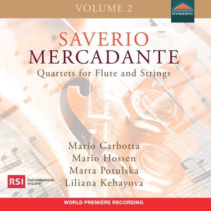 Quartets For Flute And Strings Vol.2 - CD Audio di Saverio Mercadante