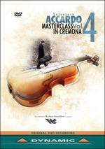 Salvatore Accardo. Masterclass in Cremona. Vol. 4 (DVD)