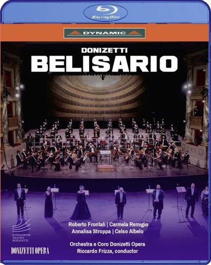 Belisario (Blu-ray) - Blu-ray di Gaetano Donizetti,Riccardo Frizza,Roberto Frontali