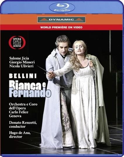 Bianca e Fernando (Blu-ray) - Blu-ray di Vincenzo Bellini,Orchestra del Teatro Carlo Felice di Genova
