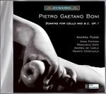 Sonate per violoncello e basso continuo op.1 - CD Audio di Pietro Giuseppe Gaetano Boni