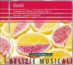 Sonate per violino op.4 - CD Audio di Felix Ayo,Giovanni Battista Viotti