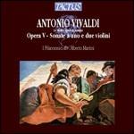 Sonate a uno e due violini op.5 - CD Audio di Antonio Vivaldi