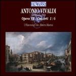Concerti op.7 n.1, n.2, n.3, n.4, n.5, n.6 - CD Audio di Antonio Vivaldi