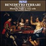 Musiche varie a voce sola - CD Audio di Benedetto Ferrari