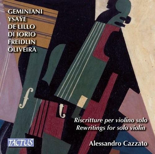 Riscritture per violino solo - CD Audio di Alessandro Cazzato